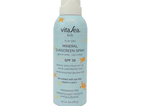 VitaSea Kids Play Day Mineral Sunscreen SPF 50 Spray Online Sale