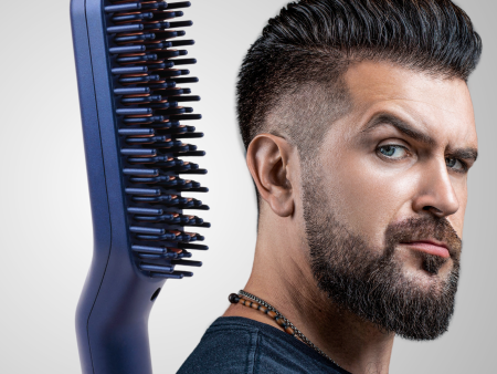 PrimeX Ceramic Beard & Hair Straightener Blue Cheap