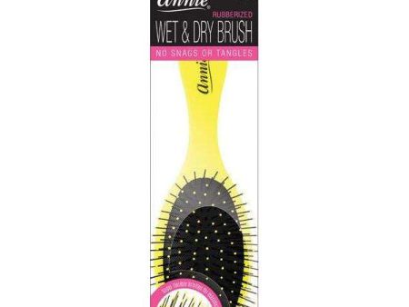 Annie Detangler Wet & Dry Brush Yellow Online Sale