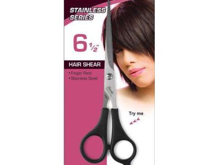 Annie Professional Stainless Hair Shears 6.5 Inch Black Online