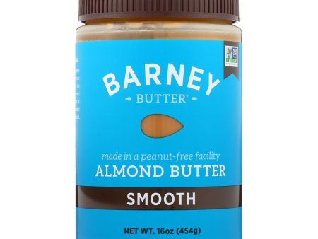 Barney Butter - Almond Butter - Smooth - Case Of 6 - 16 Oz. For Sale