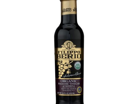 Filippo Berio - Balsamic Organic Vinegar - Case Of 6-7.4 Fluid Ounces Online Hot Sale