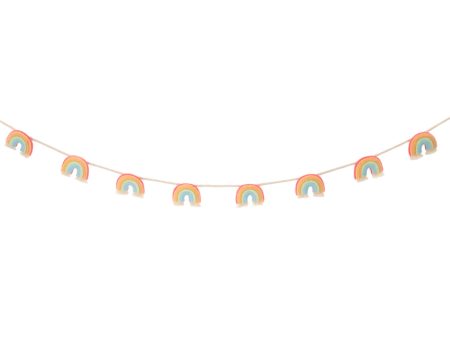 Meri Meri Felt Rainbow Garland Cheap