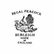 Black Regal Peacock 5 cup Teapot by Burleigh Made in England Online Sale