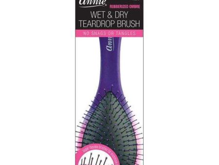 Annie Teardrop Wet & Dry Ombre Brush Purple Online Hot Sale