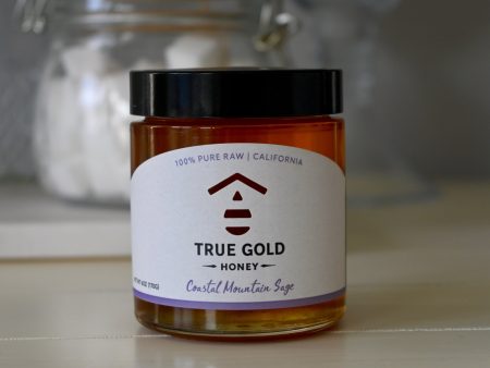 True Gold Costal Mountain Sage 100% Pure Raw Honey 6oz Online Sale