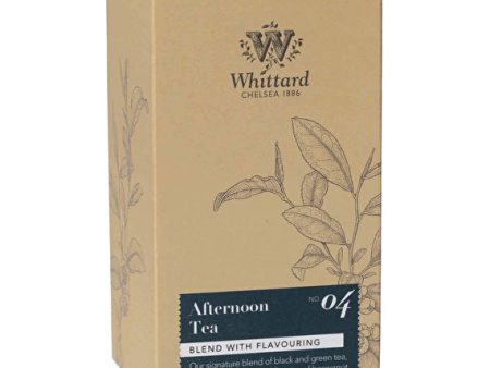 Afternoon Tea 50 Round Teabags Whittard - Best By: 8 2019 Discount