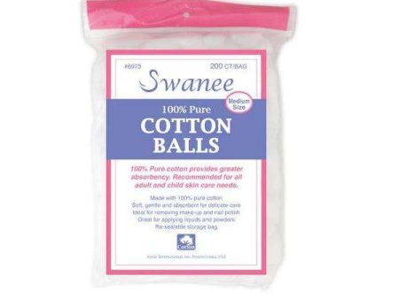 Swanee Cotton Ball M 200Ct For Discount