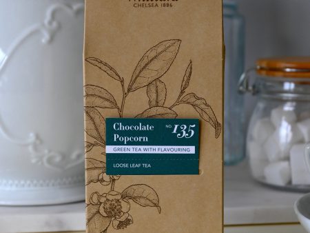 Chocolate Popcorn Loose Leaf Green Tea 75g Whittard - Best By: 9 2020 Sale