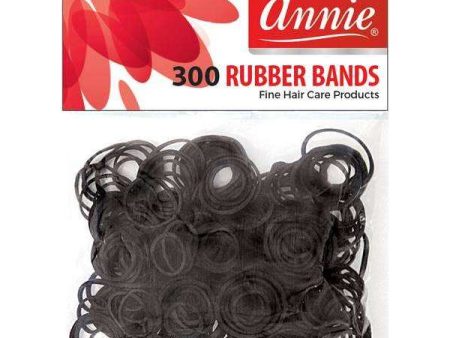 Annie Rubber Bands Asst Size 300Ct Black on Sale