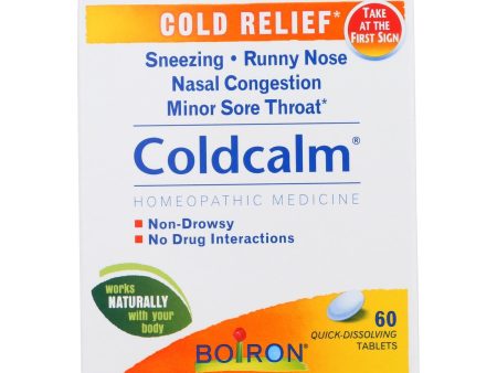 Boiron - Coldcalm Cold - 60 Tablets Online Sale