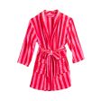 Felicity Stripe Robe in Red Online