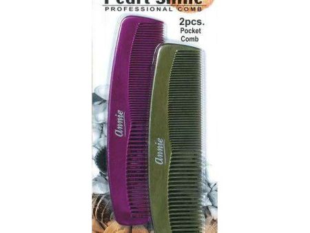 Annie Pearl Shine Combs Pocket 2Ct Asst Color on Sale