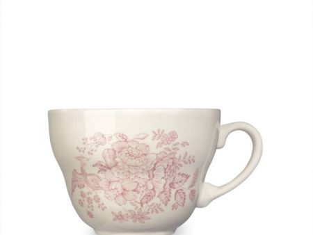 Pink Asiatic Pheasant Breakfast Cup by Burleigh, Made in England 14 oz Online