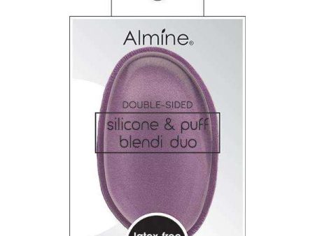 Almine Silicone & Puff Blendi Duo Leafshape Latex Free Online Hot Sale