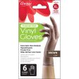 Annie Vinyl Gloves 6Ct Brown Supply