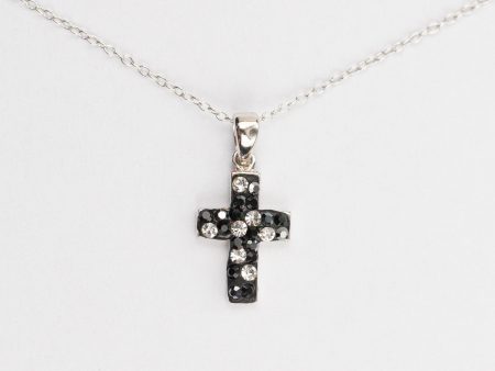 Mini Kid Crystal Cross Pendant Necklace Supply