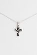 Mini Kid Crystal Cross Pendant Necklace Supply