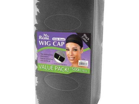 Ms. Remi Wide Band Wig Caps Bulk 500Pc Black Supply