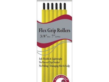 Annie Flex Grip Rollers 3 8 Inch Yellow Discount