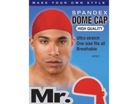 Mr. Durag Spandex Dome Cap Asst Color Fashion