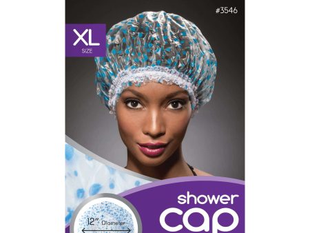 Ms. Remi Shower Cap XL Blue Dot Online