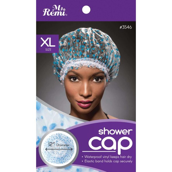 Ms. Remi Shower Cap XL Blue Dot Online