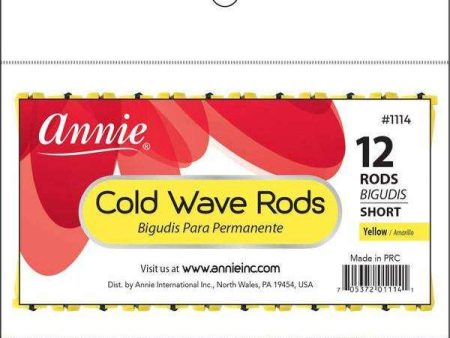 Annie Cold Wave Rods Short 12Ct Yellow Online now