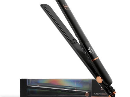 Hot & Hotter Extra Long Ceramic Digital Flat Iron 1 Inch Fashion