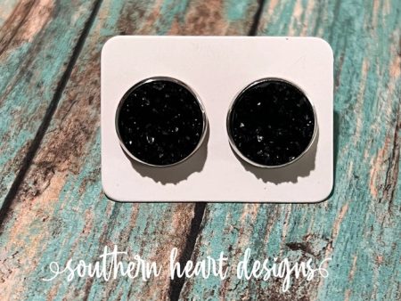 Black Stud Earrings Online