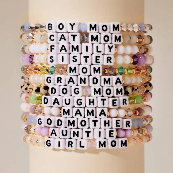 Little Words Project Mom Bracelet in Sunshower Online now