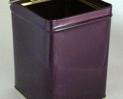 Malbec Hinged Lid 125g Storage Tin For Sale