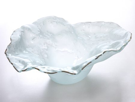 Frosted Water Sculpture Bowl Ltd Ed Hot on Sale