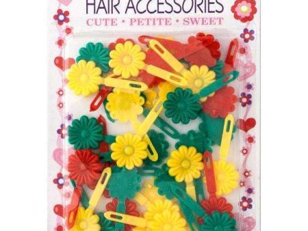 Joy Petite Daisy Barrette 30ct Assorted For Sale