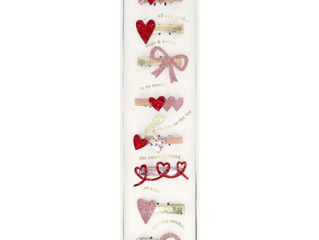 Meri Meri Valentine s Hair Clips (Set of 8) Online Sale