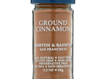 Morton And Bassett Seasoning - Cinnamon - Ground - 2.7 Oz - Case Of 3 Cheap