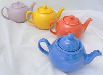 4 cup Teapot Assorted Colors Made in England on Sale