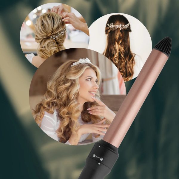 Hot & Hotter 3 in 1 Interchangeable Digital Curling Wand Set Online Hot Sale