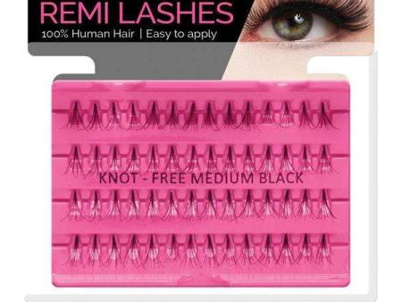 Almine Knot Free Individual Lashes Medium Fashion