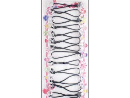 Joy Twin Beads Ponytailers 14Ct Clear Online Hot Sale