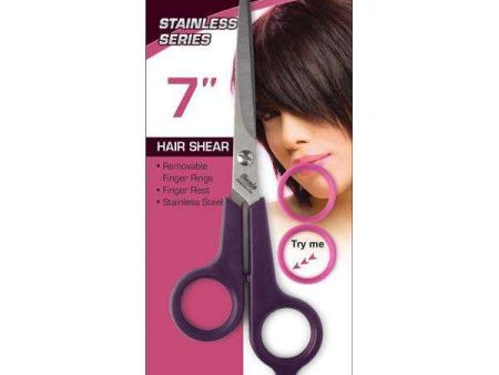 Annie Professional Stainless Hair Shears 7 Inch Purple For Cheap