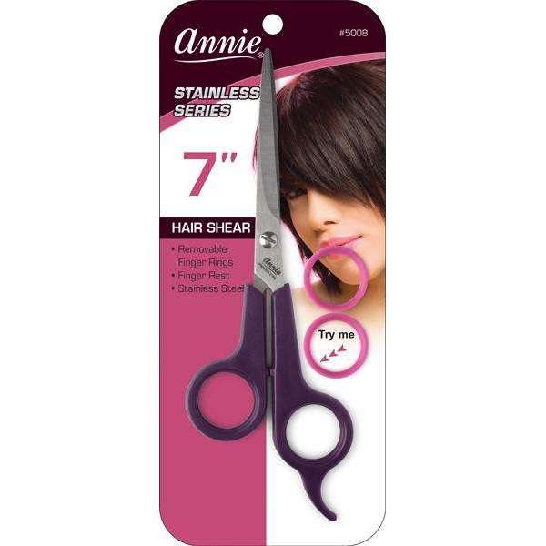 Annie Professional Stainless Hair Shears 7 Inch Purple For Cheap