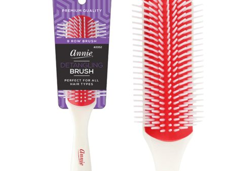 Annie Ergo Rubber Cushion Detangling Brush 9 Row Sale