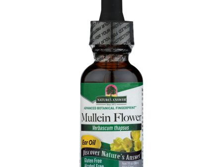 Nature s Answer - Mullein Flower Alcohol Free - 1 Fl Oz Discount