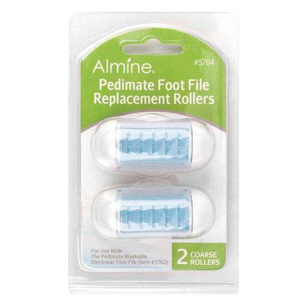 Almine Pedimate Foot File Replacement Rollers 2 ct Asst Color on Sale