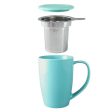 Curve Tall Tea Mug with Infuser and Lid 15 oz (multiple colors) Online Hot Sale