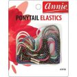 Annie Ponytail Elastics L 18Ct Asst Color Fashion