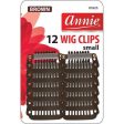 Annie Wig Clips Small 12Ct Brown Sale