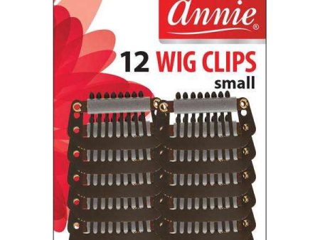 Annie Wig Clips Small 12Ct Brown Sale