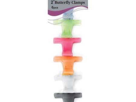 Annie Butterfly Clamps 2In 6Ct Online Sale